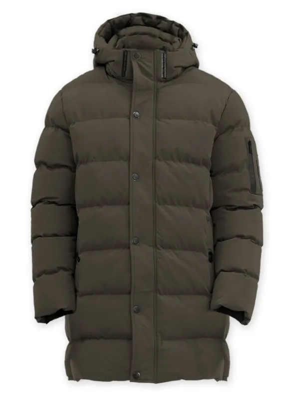 LEVI | Long Puffer Jacket || LEVI | Manteau polaire longue sold by Point Zero
