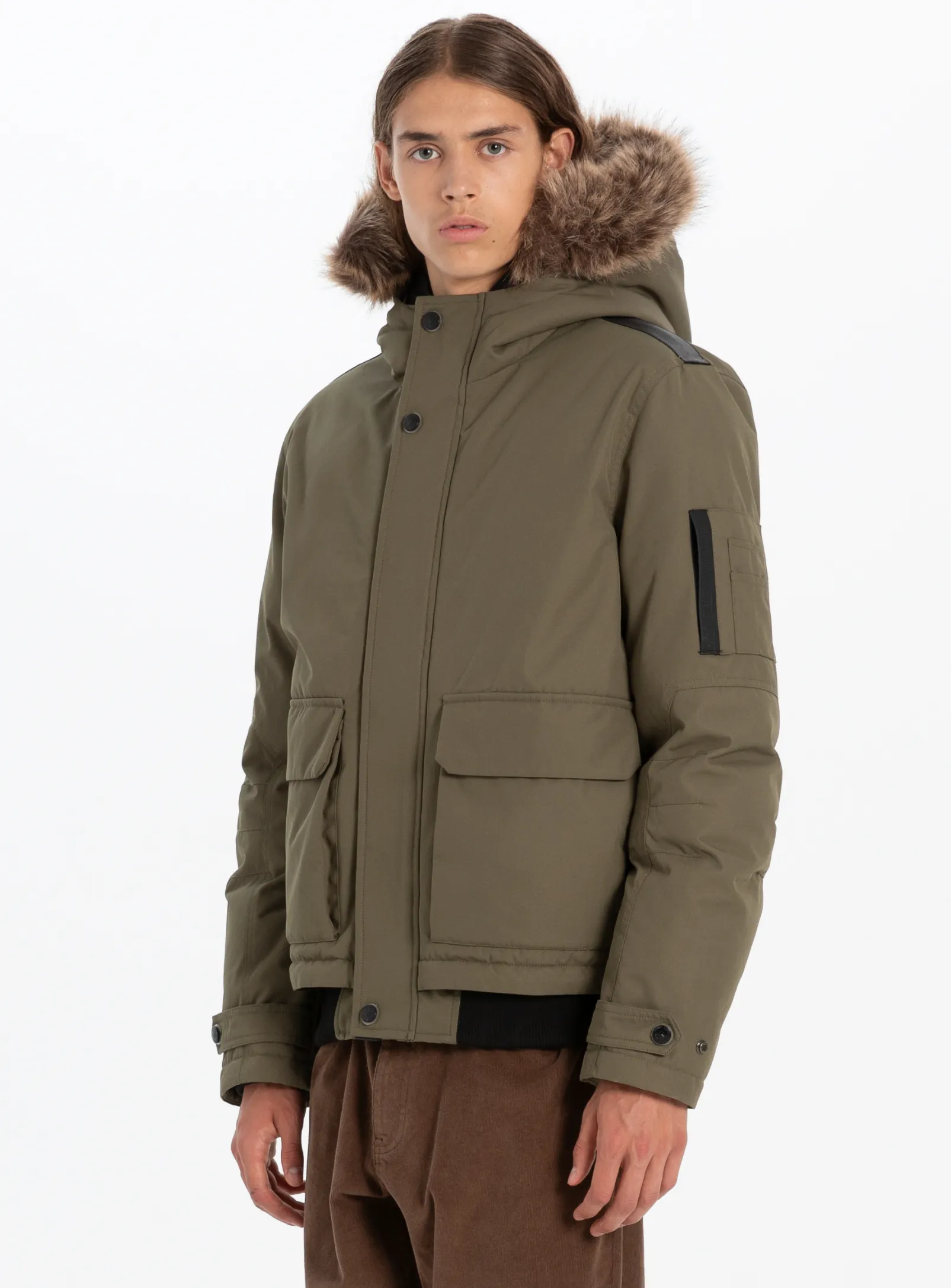 DALLASON | Bomber jacket with fur hood||DALLASON | Bomber avec capuche en fourrure sold by Point Zero product image thumbnail 3