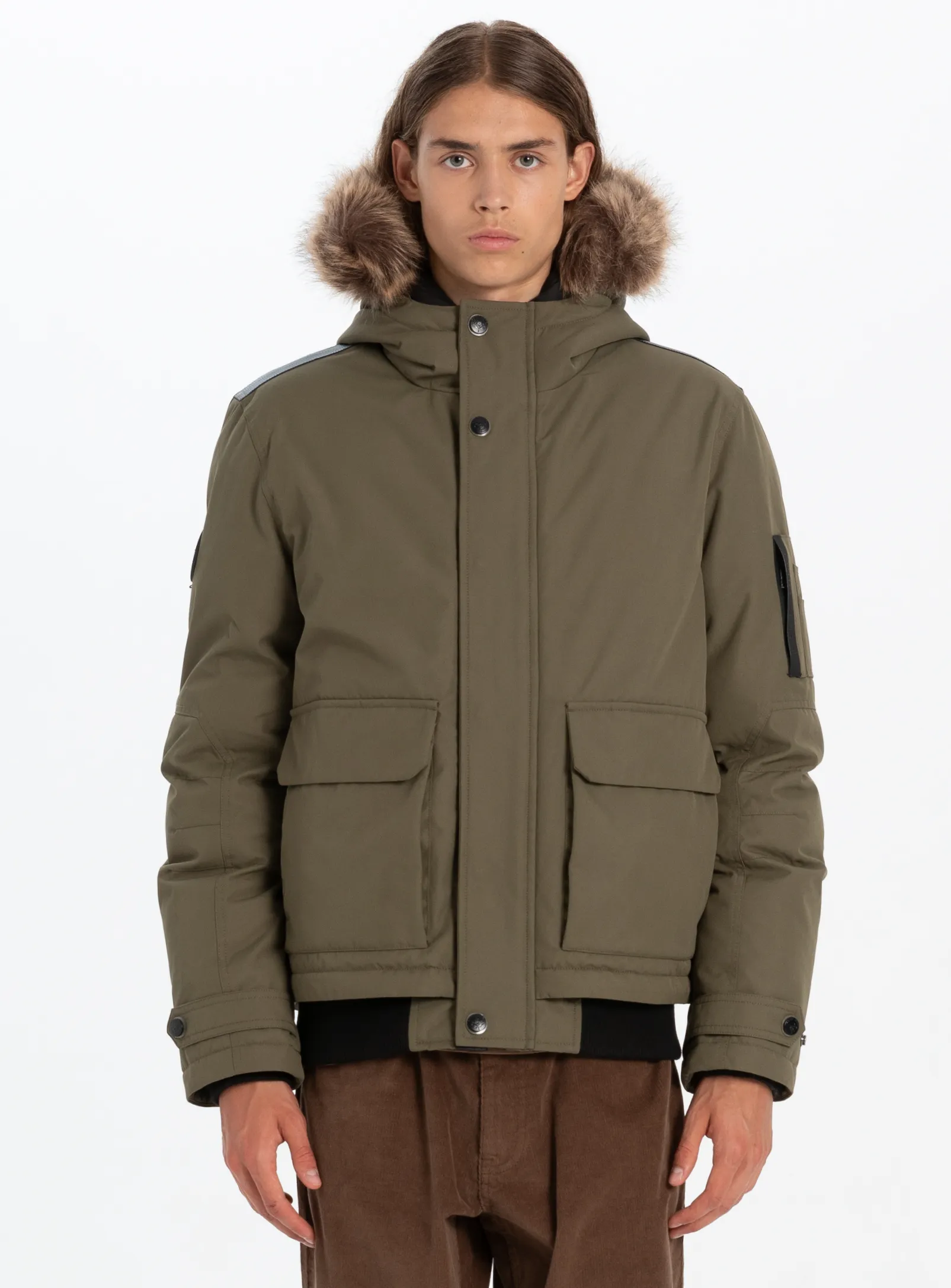 DALLASON | Bomber jacket with fur hood||DALLASON | Bomber avec capuche en fourrure sold by Point Zero product image thumbnail 2