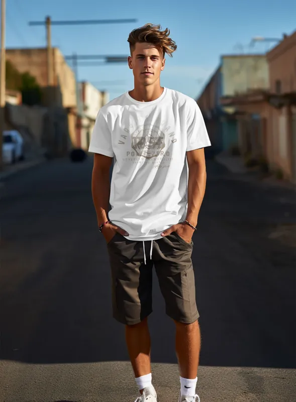 GIANLUCA| Crewneck logo t-shirt || GIANLUCA|T-shirt à col rond avec logo. sold by Point Zero