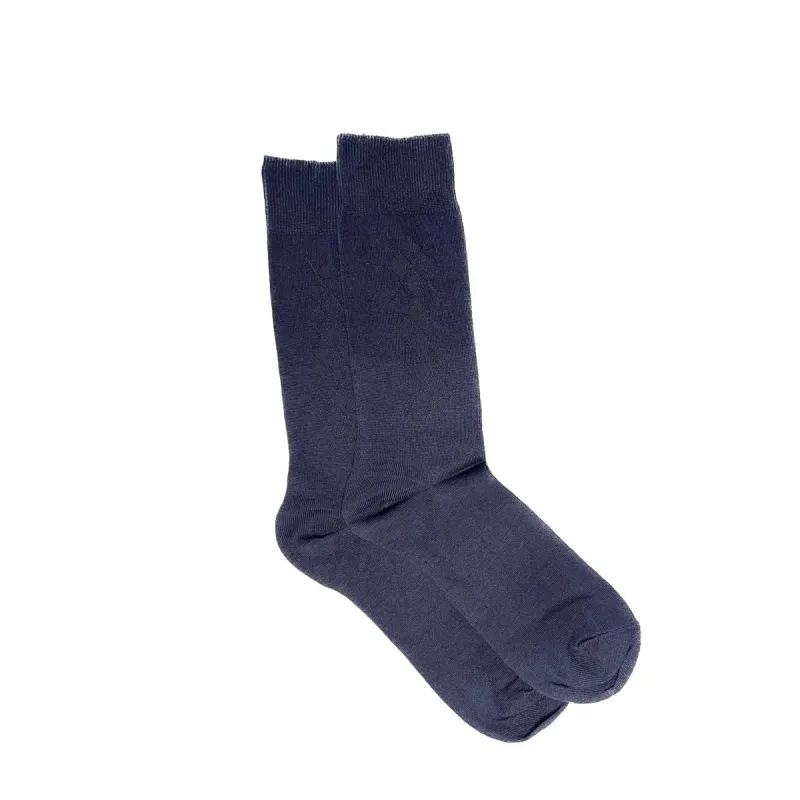 Grey Dress sock || chaussette à motifs sold by Point Zero