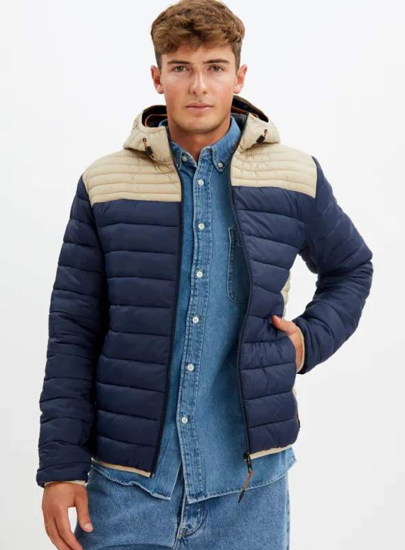 ALFRED | Colorblock ultralight jacket || ALFRED | Veste ultralégère color block sold by Point Zero