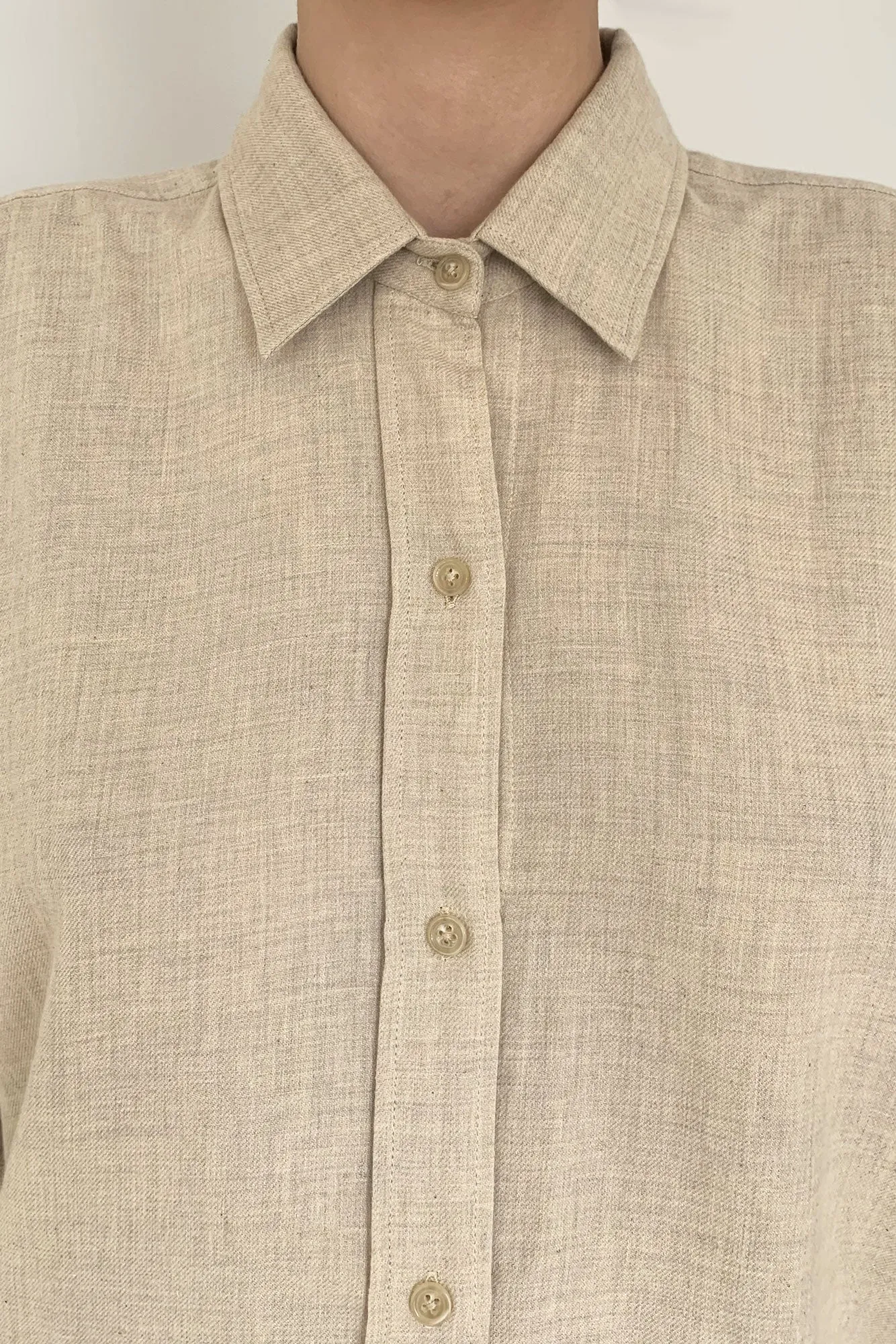 Berlin long shirt chalk sold by Poleci product image thumbnail 3