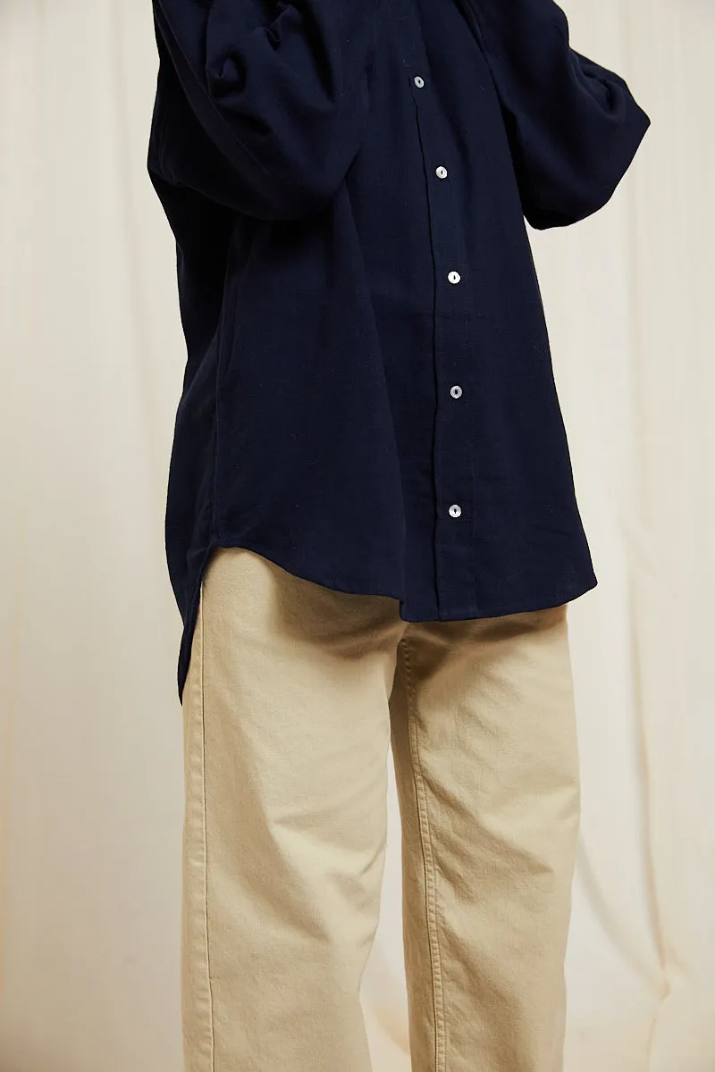 Berlin long shirt night blue sold by Poleci product image thumbnail 3