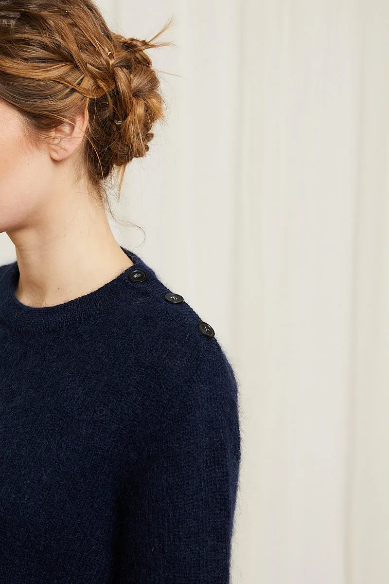 Bertil jumper night blue sold by Poleci product image thumbnail 2