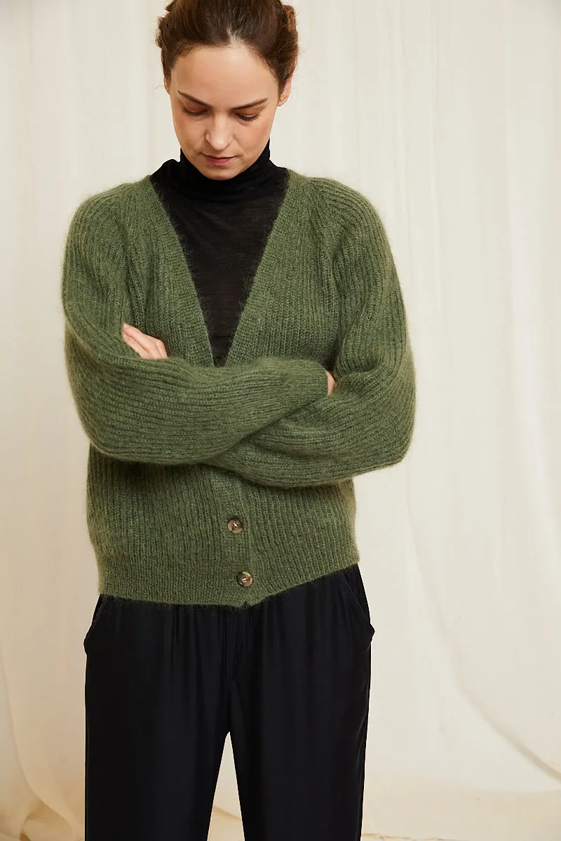 Bastian cardigan aqua green sold by Poleci product image thumbnail 3