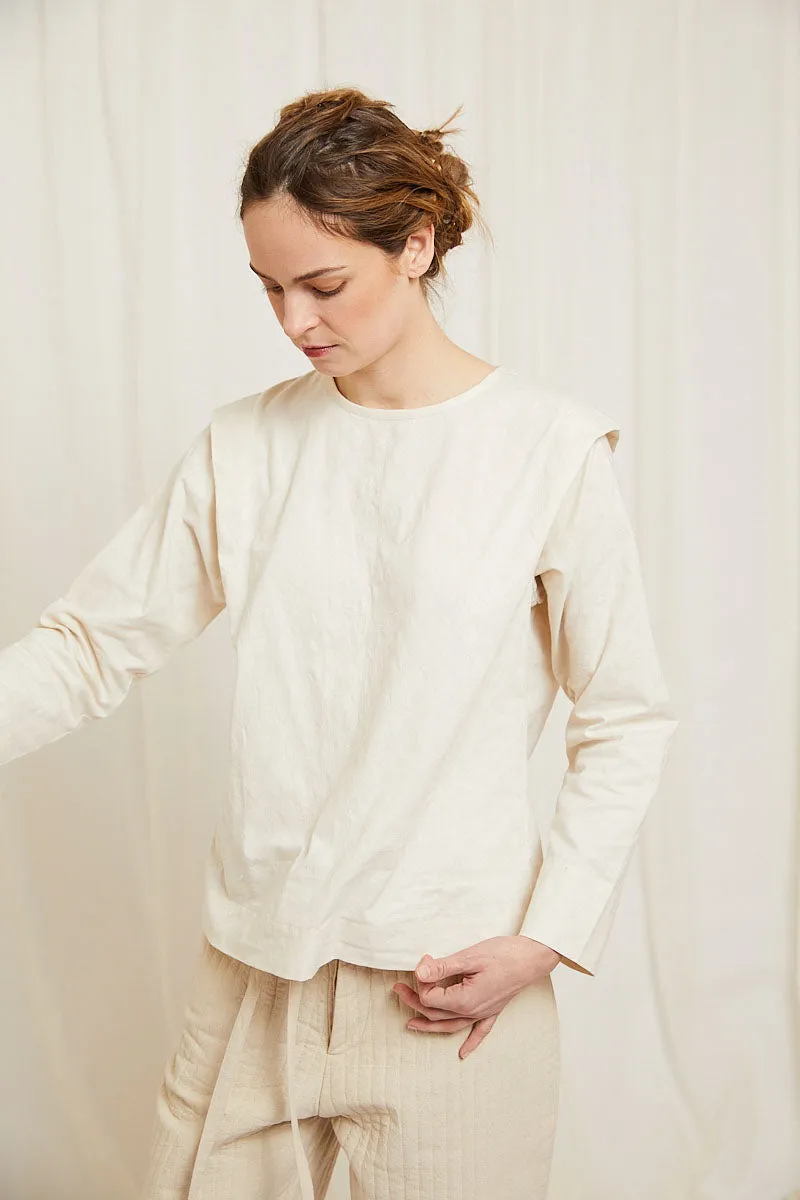 Blake top off-white sold by Poleci