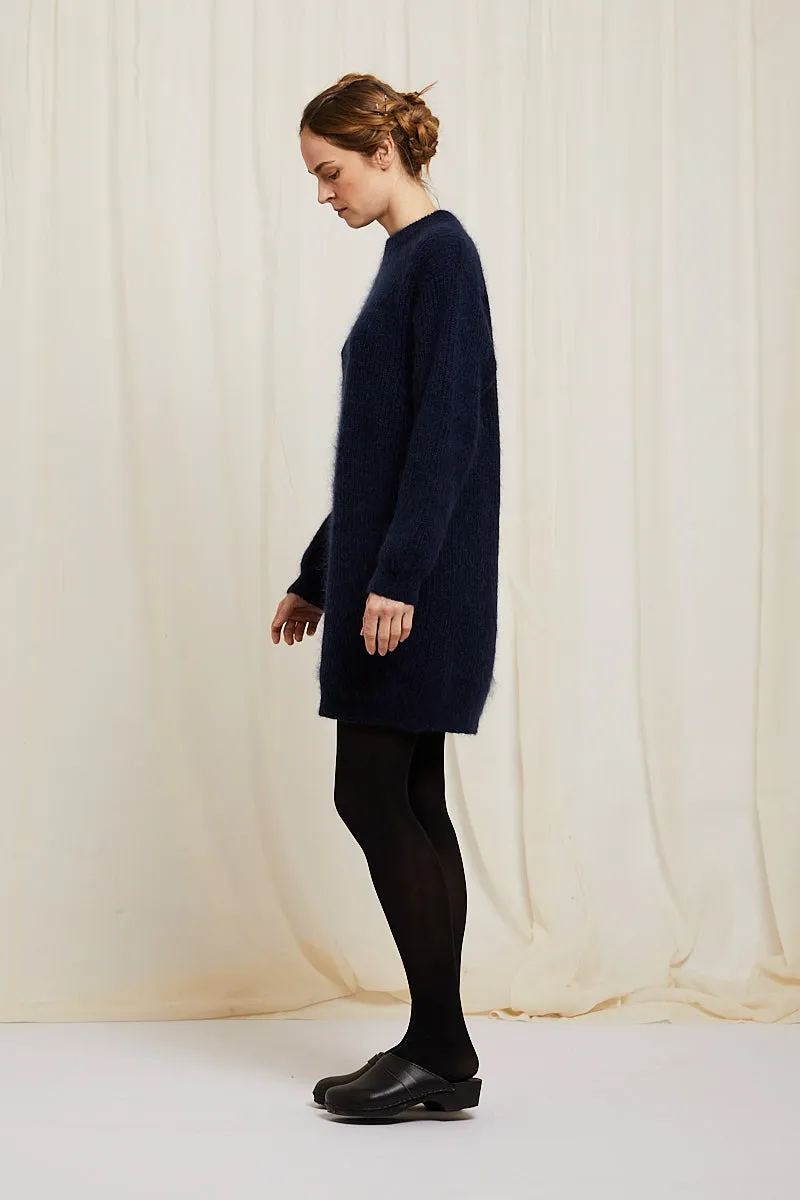 Birgit long jumper night blue sold by Poleci