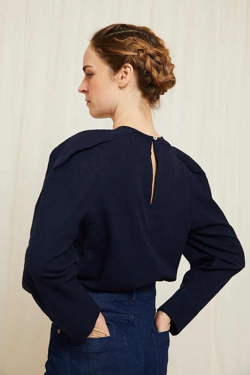 Baya top night blue sold by Poleci product image thumbnail 3