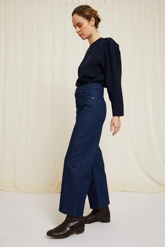 Baya top night blue sold by Poleci