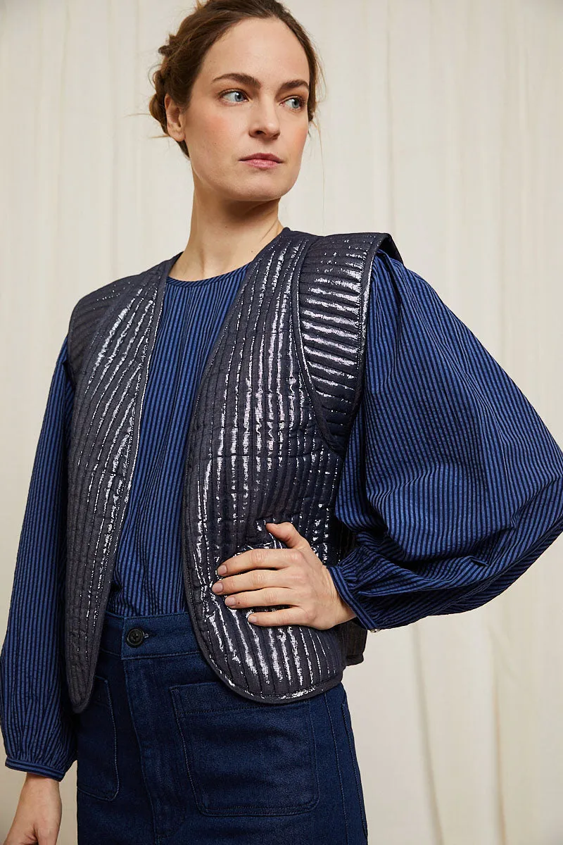 Bridget jacket night blue sold by Poleci product image thumbnail 5