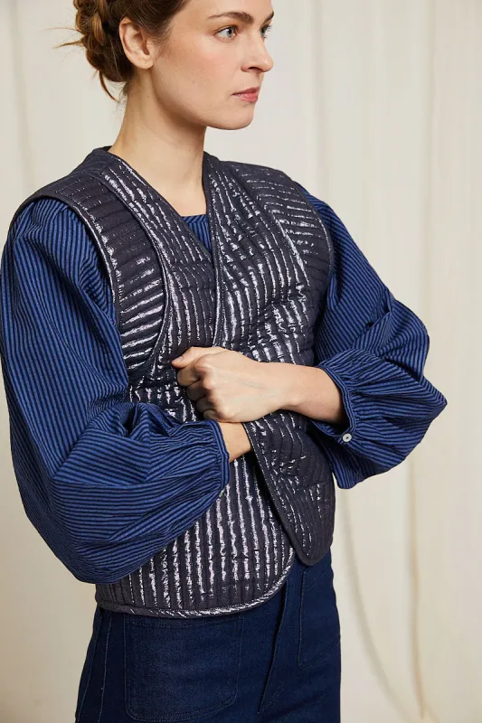 Bridget jacket night blue sold by Poleci