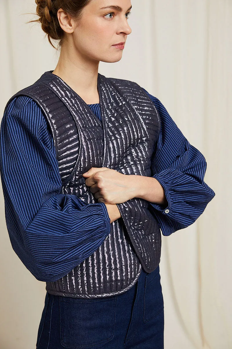 Bridget jacket night blue sold by Poleci