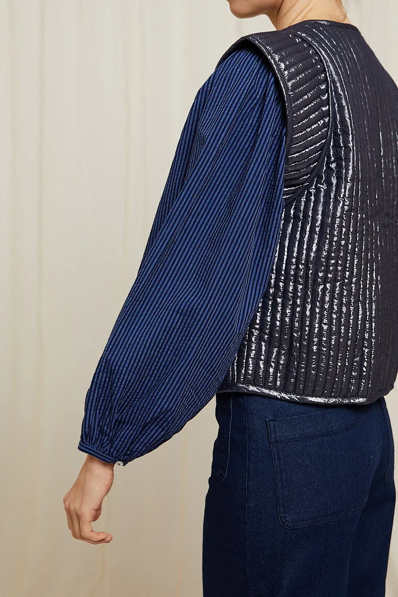 Bridget jacket night blue sold by Poleci product image thumbnail 3