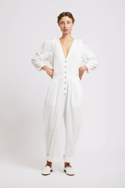 Alcazar jumpsuit white sold by Poleci