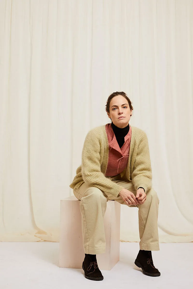 Bastian cardigan lichen sold by Poleci