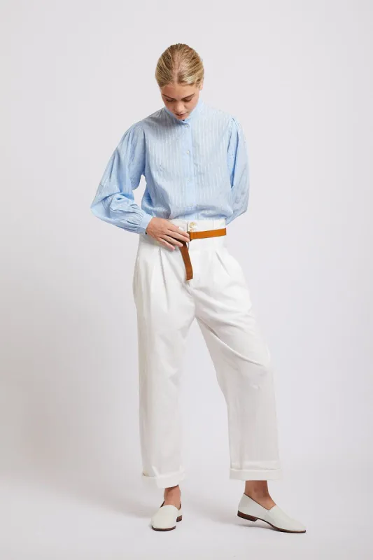 Antwerp pants white sold by Poleci