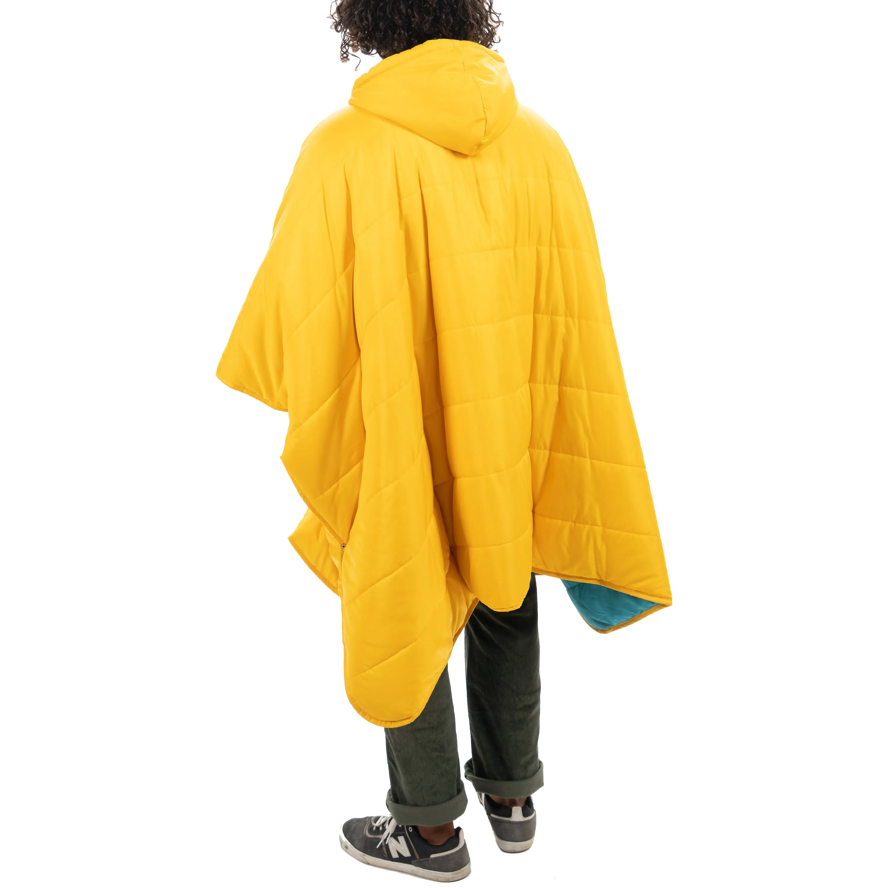 Reversible Poncho - Goldenrod / Blue Pine sold by Poler product image thumbnail 5