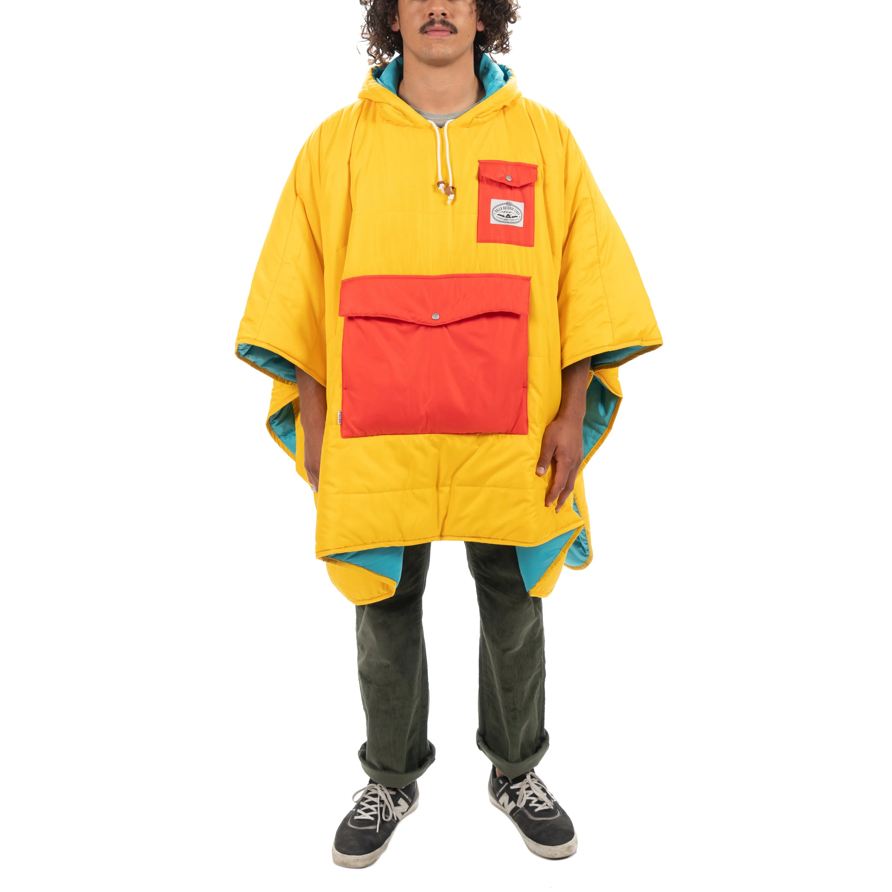 Reversible Poncho - Goldenrod / Blue Pine sold by Poler product image thumbnail 3