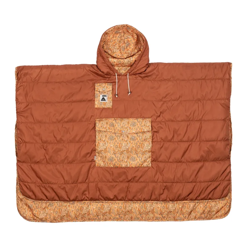 Poncho - Bloomerorange sold by Poler