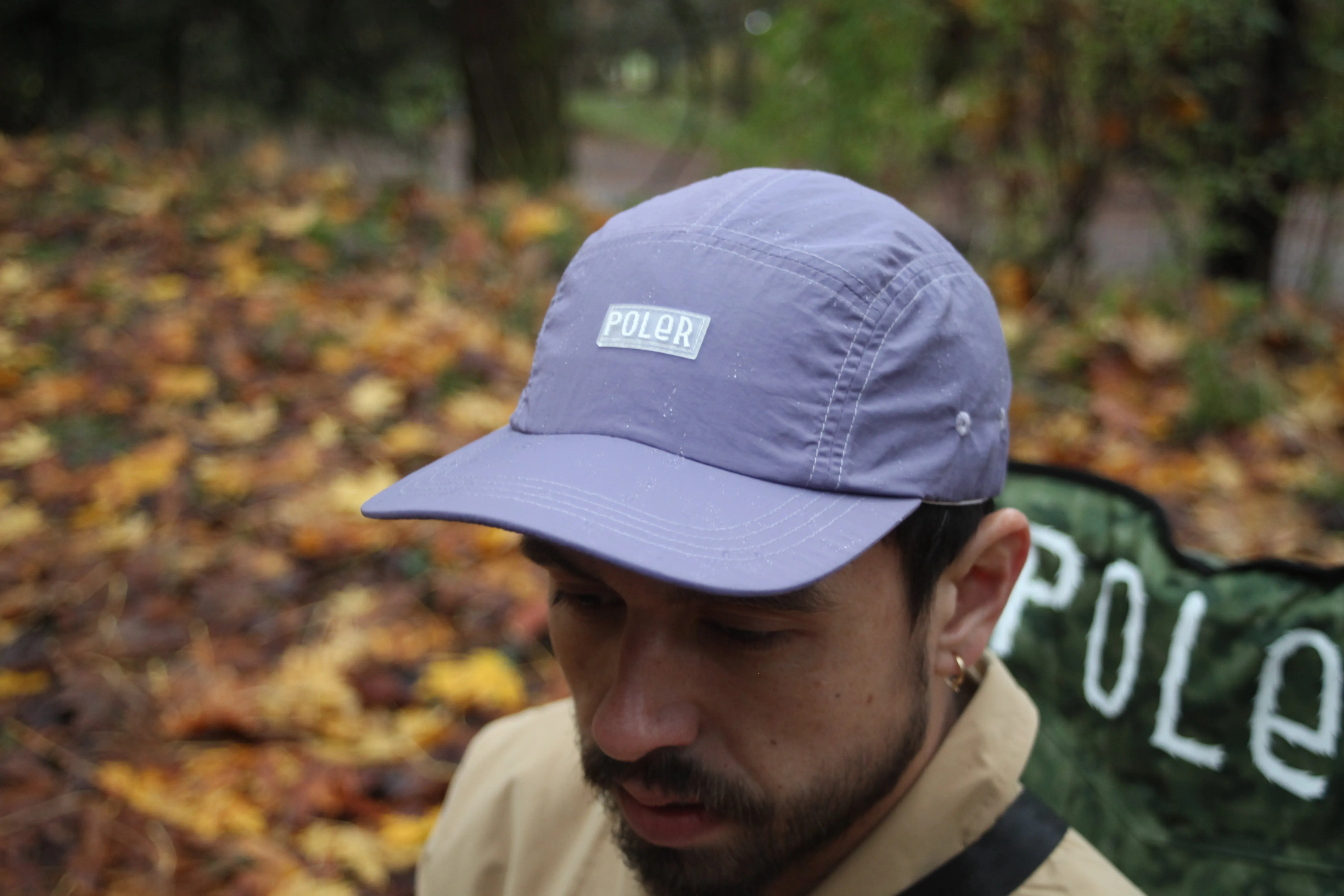 FURRY FONT NYLON 5 PANEL CAP LT. ORANGE sold by Poler product image thumbnail 4