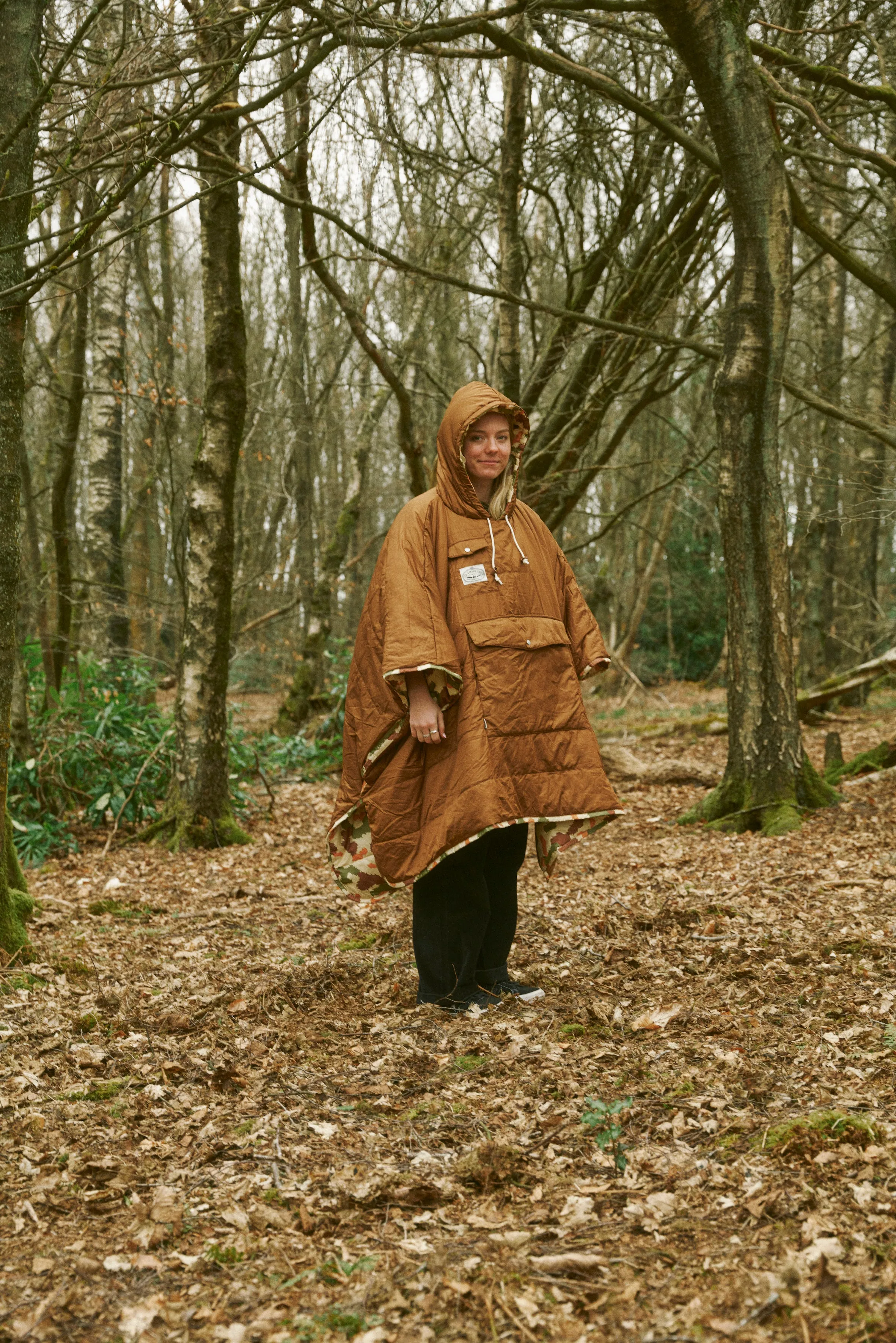 Reversible Poncho - Furry Camo Sand sold by Poler product image thumbnail 3