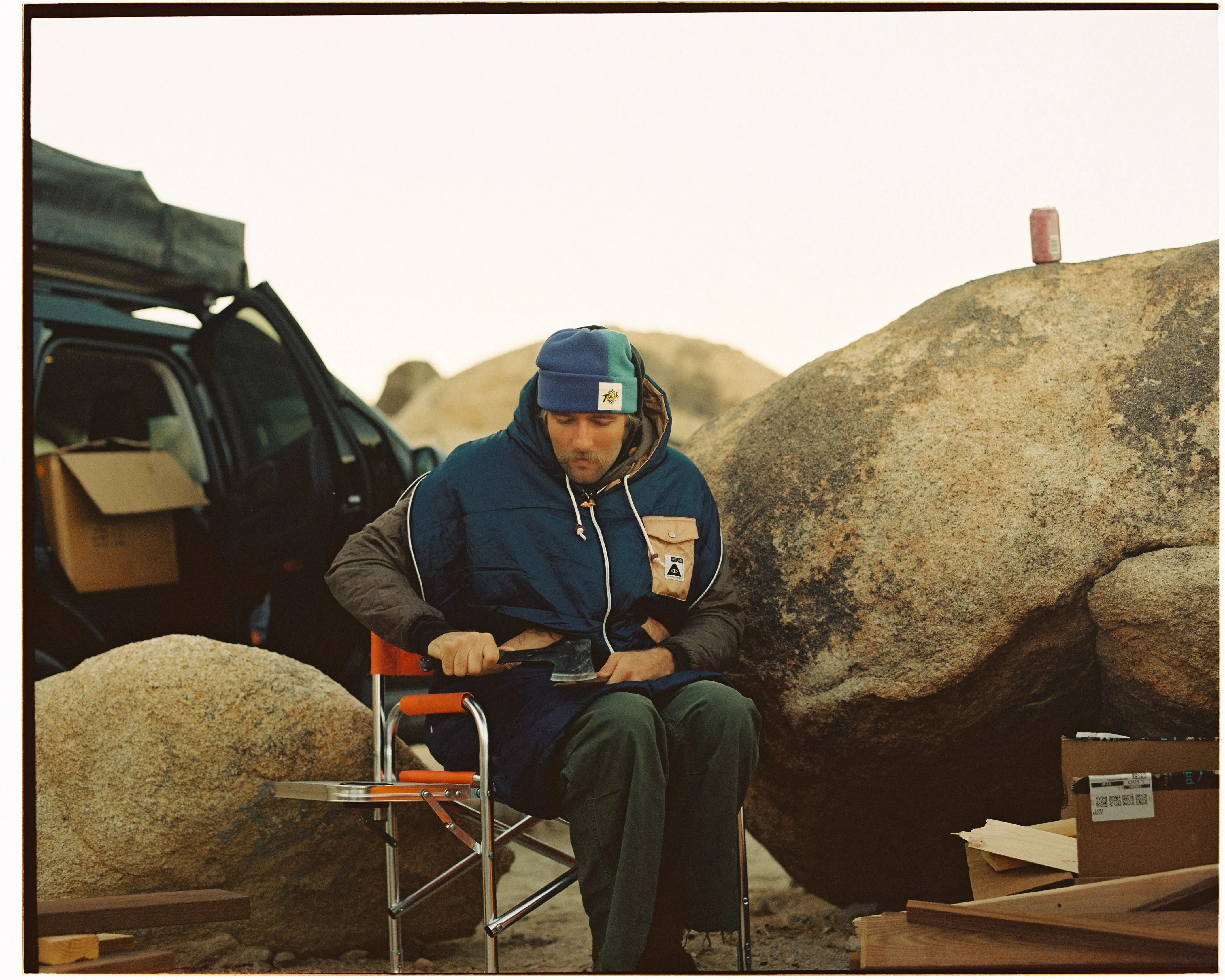 Fleece Beanie Black sold by Poler product image thumbnail 5