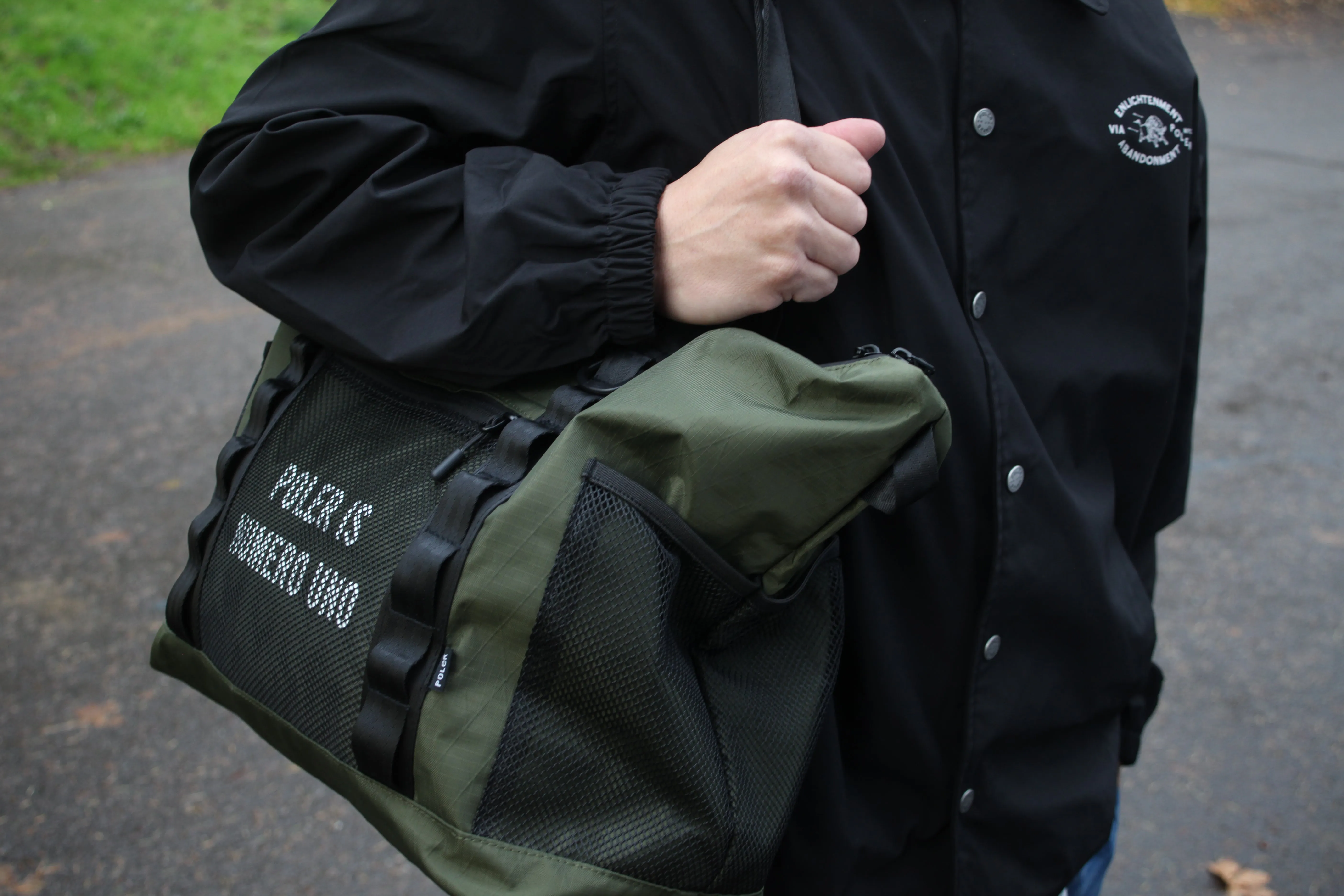 X-CLOTH TOTE OLIVE sold by Poler product image thumbnail 3