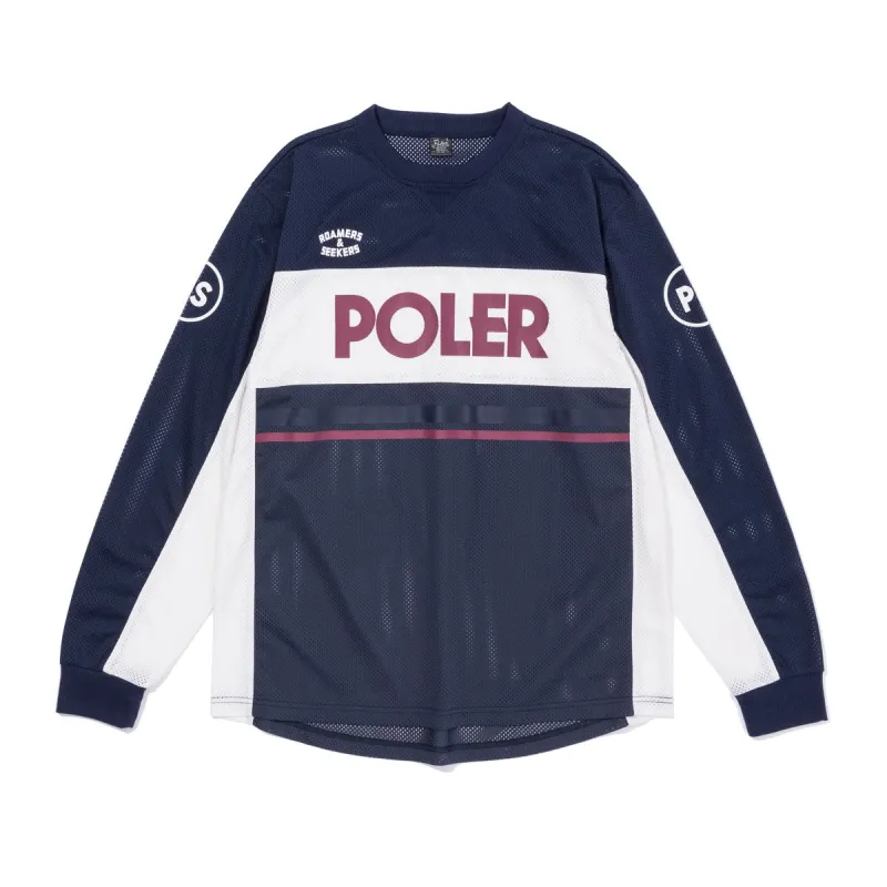 TECH MOTO JERSEY NAVY sold by Poler