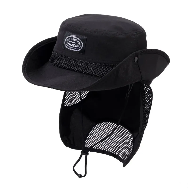 2 WAY SUNGUARD LONG BRIM HAT OLIVE sold by Poler