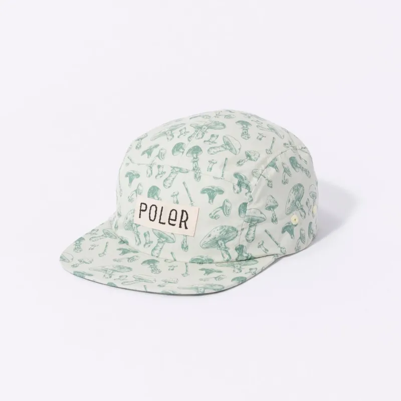 ALL OVER 5PANEL CAP NATURAL sold by Poler