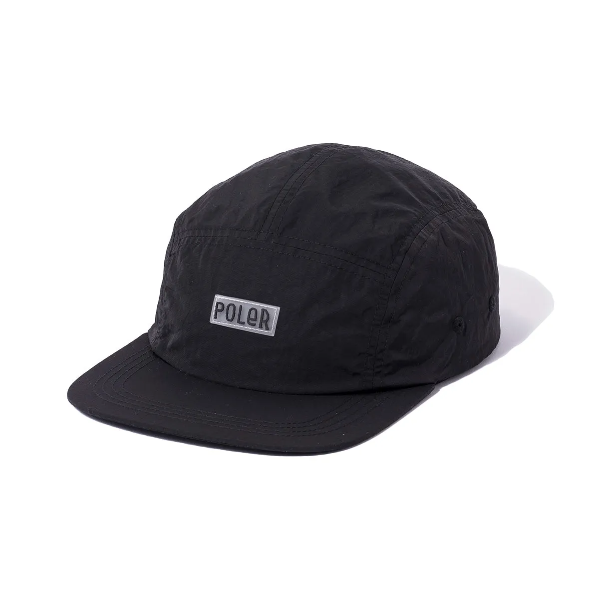 FURRY FONT NYLON 5 PANEL CAP BLACK sold by Poler