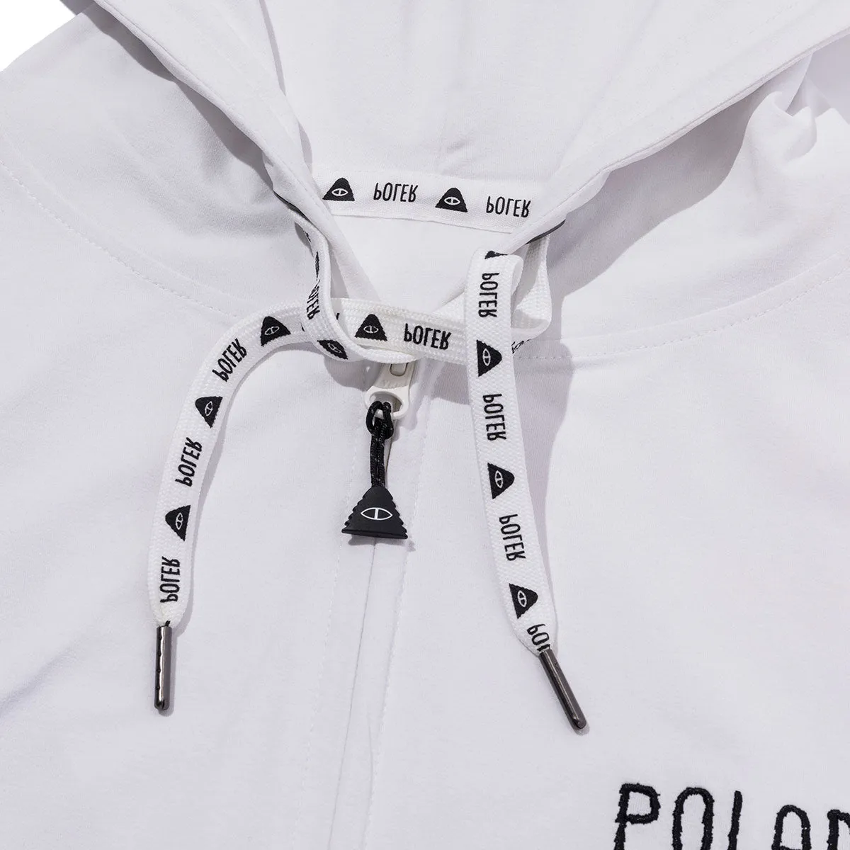 FURRY FONT QUICK DRY ZIP HOOD WHITE sold by Poler product image thumbnail 3