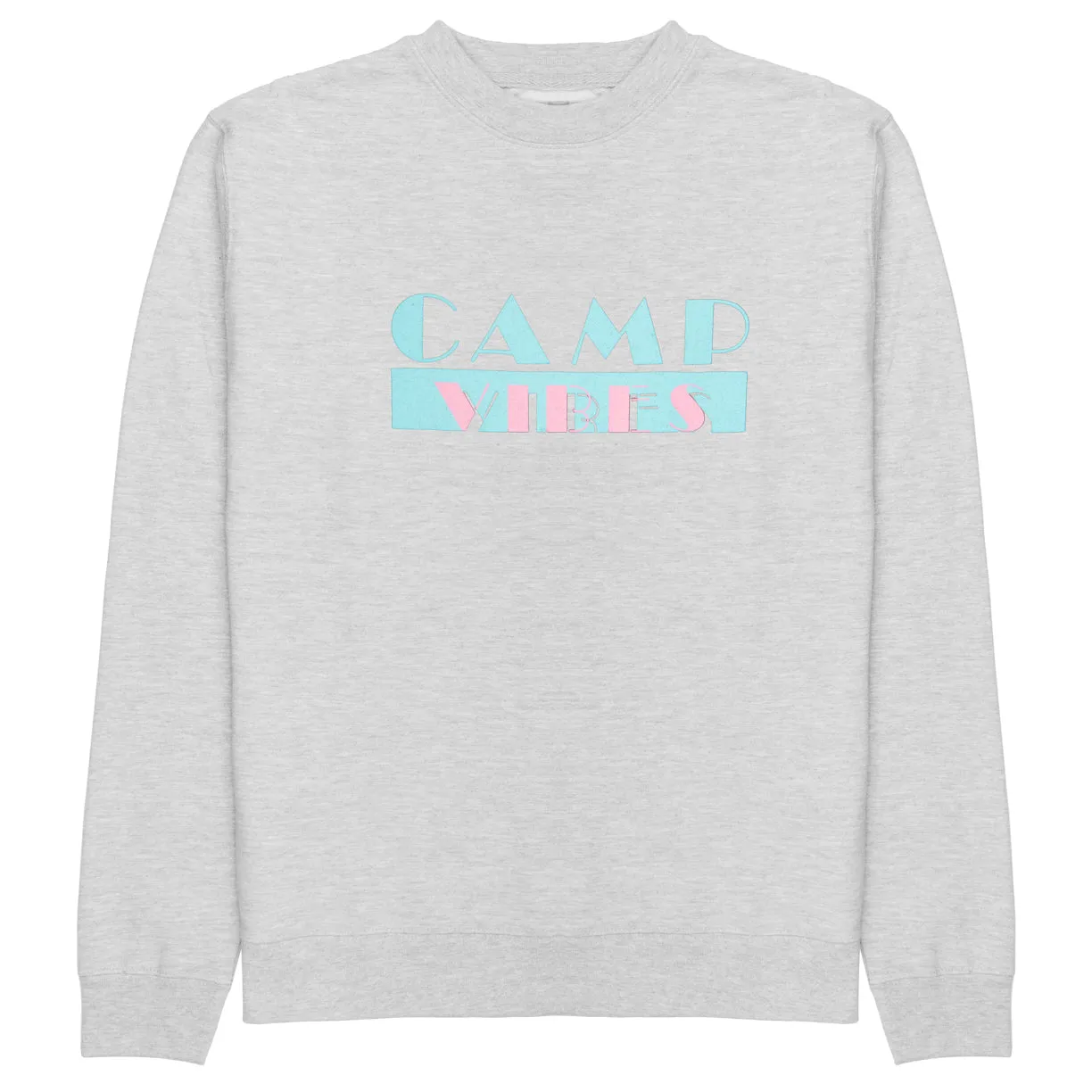 CAMP VIBES Vices Crew Gray sold by Poler