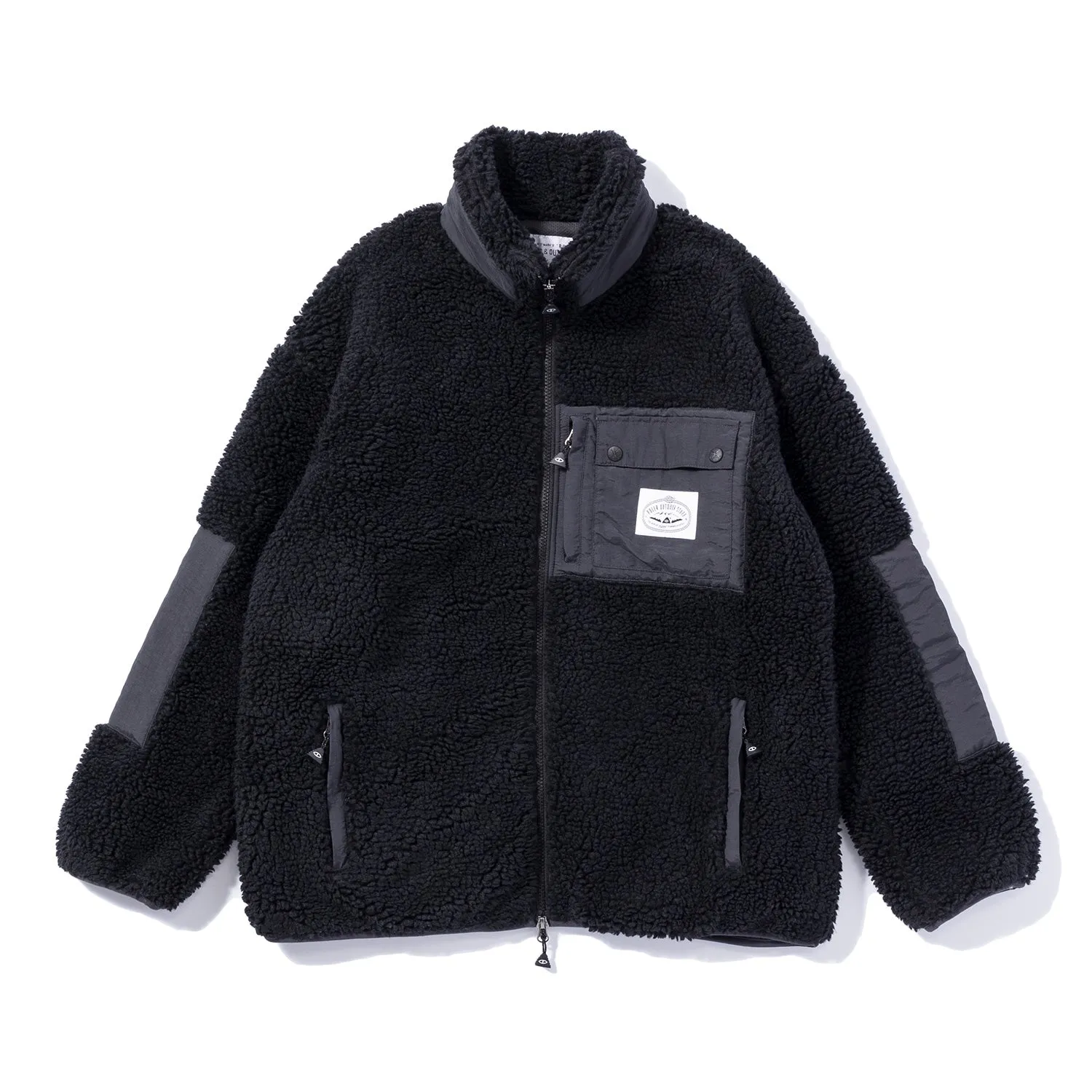 JACQUARD SHERPA JACKET BLACK sold by Poler