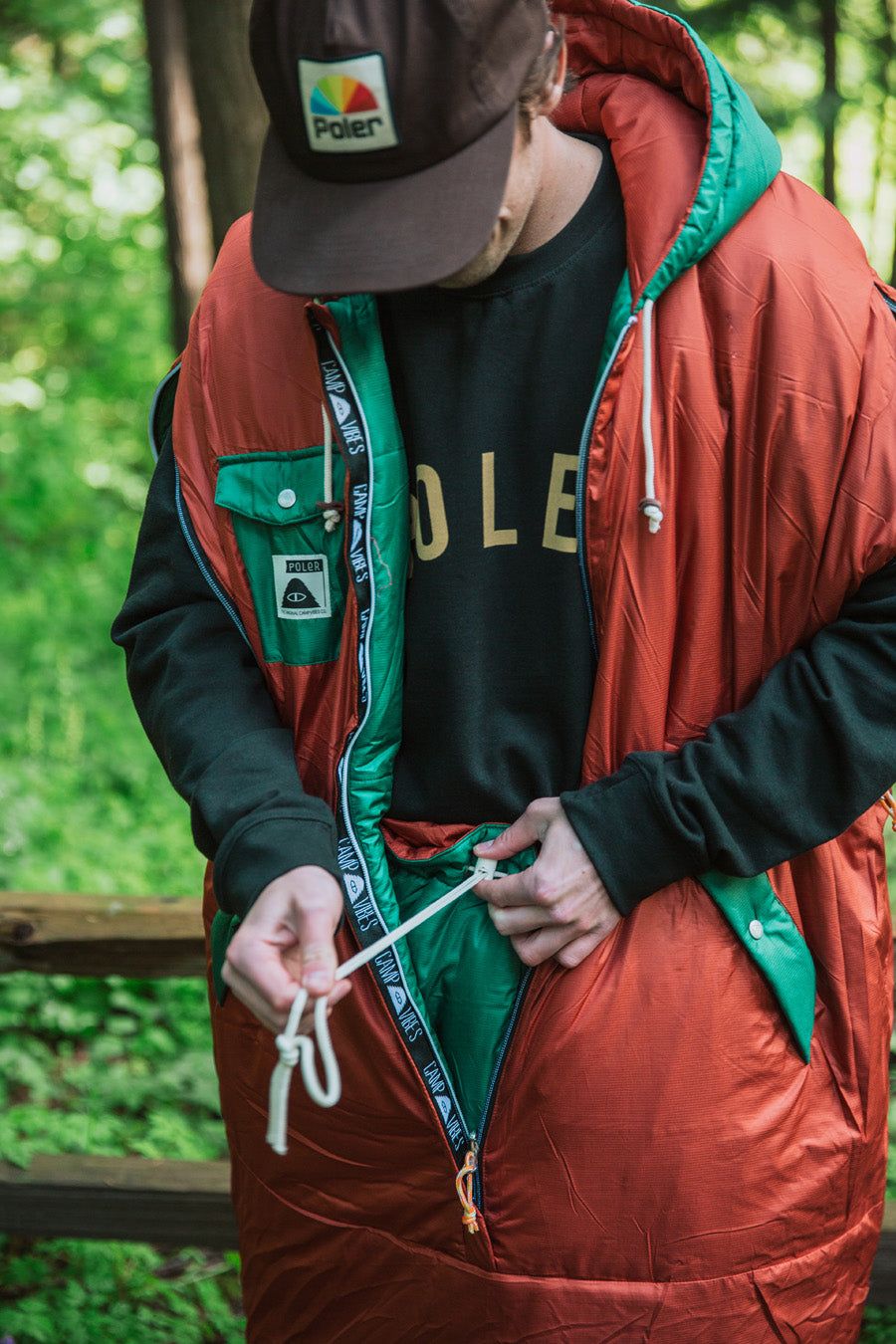 Reversible Napsack - Murky Lake Teal sold by Poler product image thumbnail 10