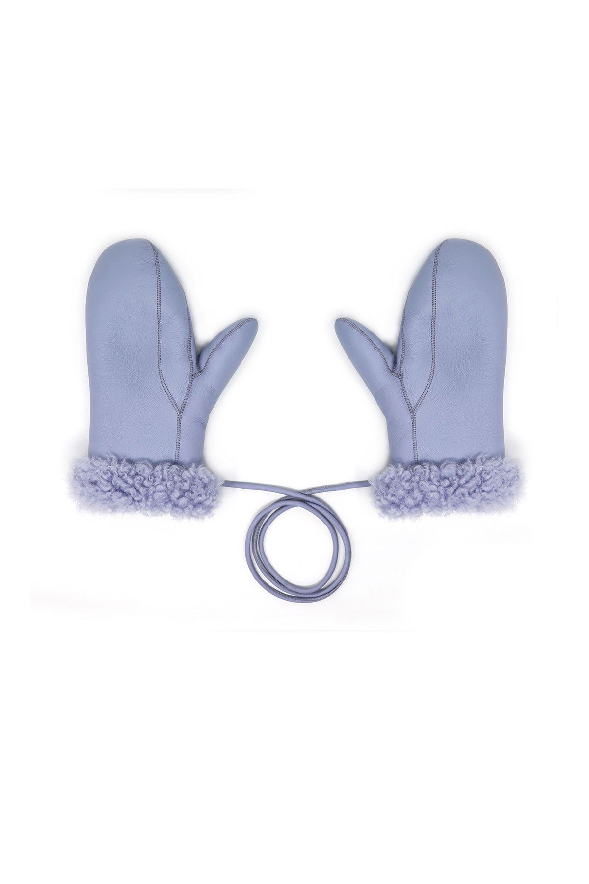 Shearling Mittens with Short String sold by Pologeorgis