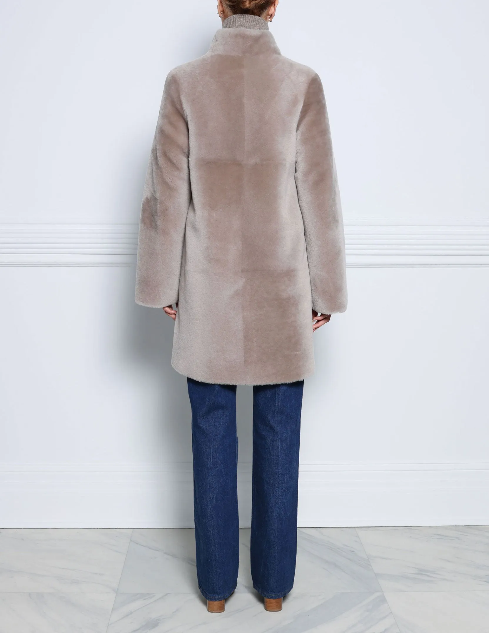 The Jenna Shearling Coat sold by Pologeorgis product image thumbnail 4