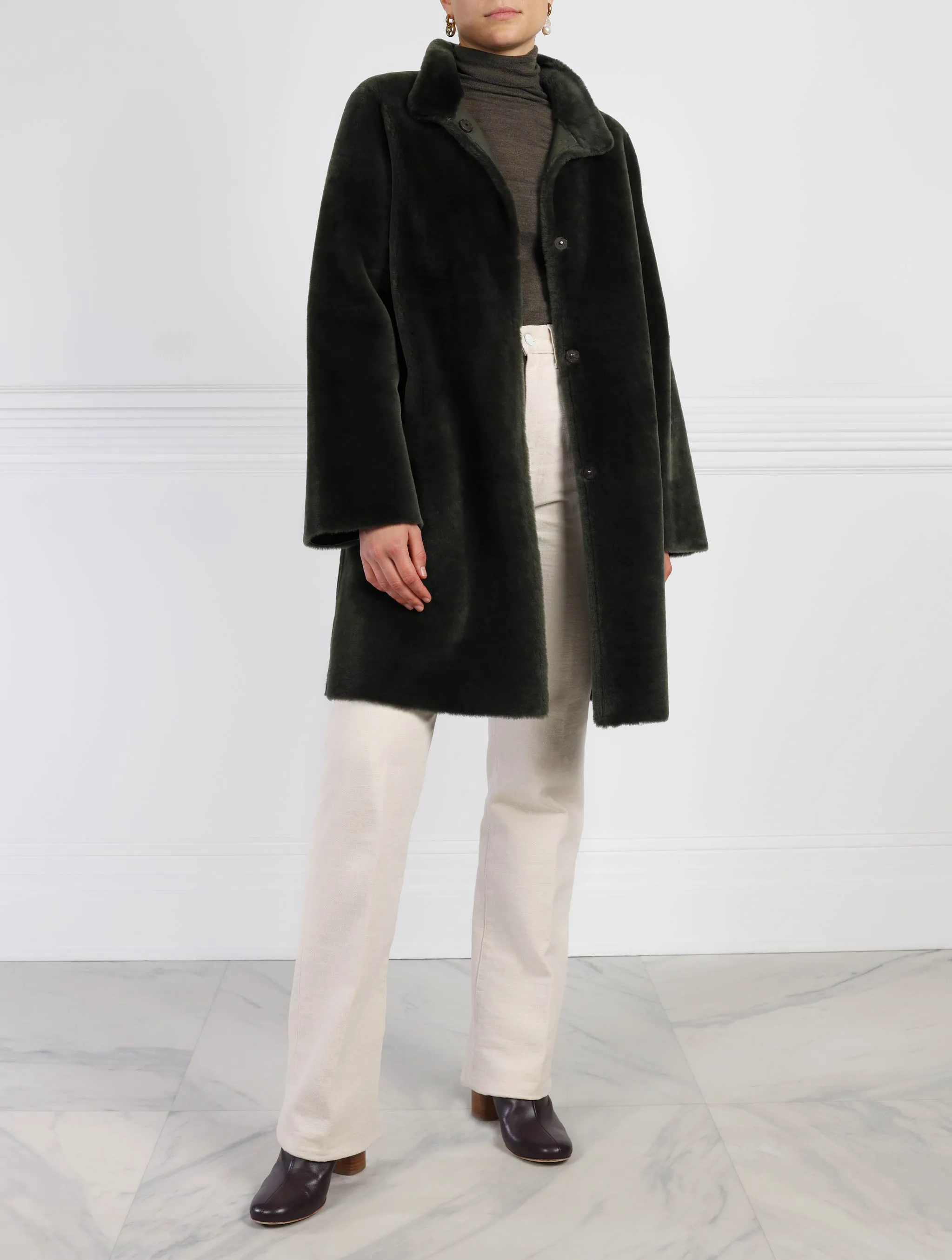 The Jenna Shearling Coat sold by Pologeorgis product image thumbnail 5