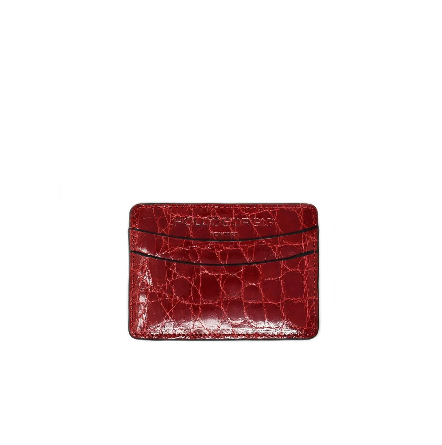 Alligator Leather Card Case sold by Pologeorgis product image thumbnail 3