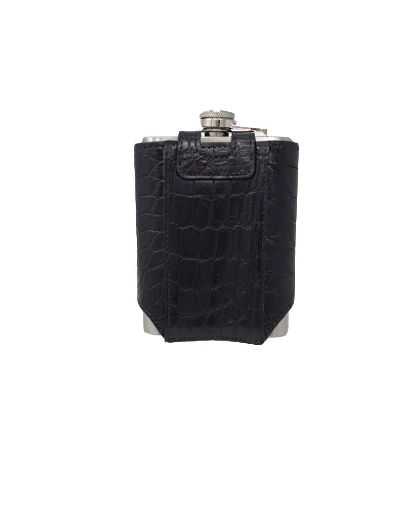 Alligator Leather Flask sold by Pologeorgis product image thumbnail 2