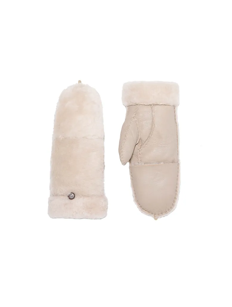 Shearling Fold Over Mittens sold by Pologeorgis product image thumbnail 3