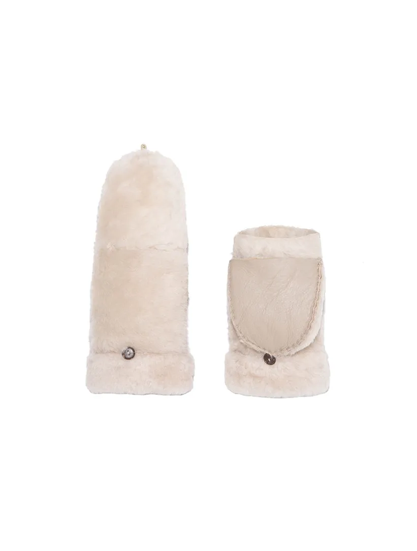 Shearling Fold Over Mittens sold by Pologeorgis product image thumbnail 4