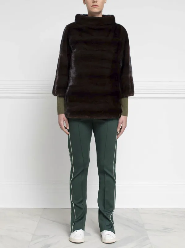 The Audrey Mink Fur Pullover sold by Pologeorgis