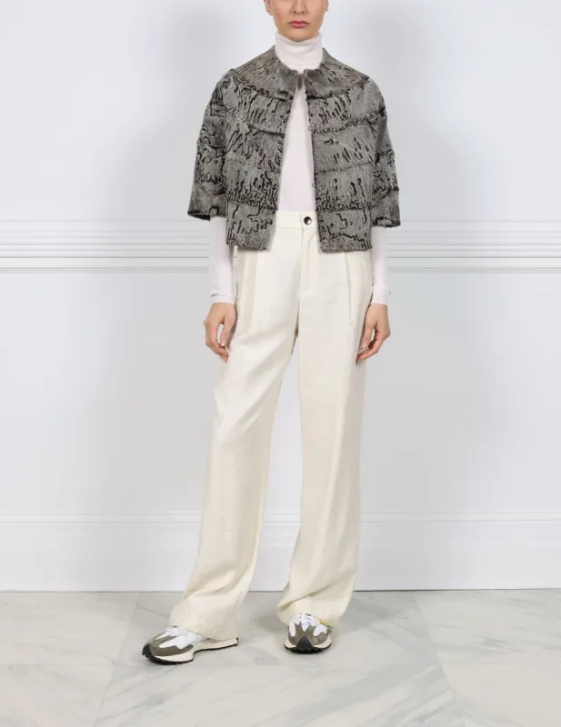 The Cecilia Cropped Jacket sold by Pologeorgis