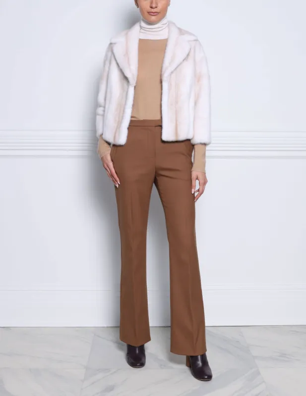 The Natallie Mink Jacket sold by Pologeorgis