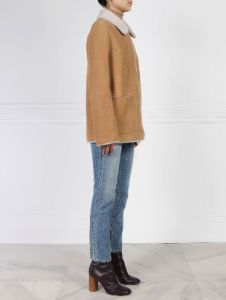 The Anais Reversible Shearling Jacket sold by Pologeorgis