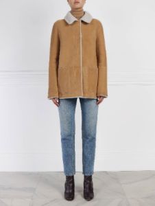 The Anais Reversible Shearling Jacket sold by Pologeorgis