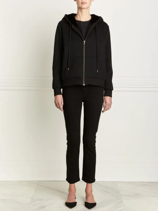 The Zoe Fur Lined Hoodie sold by Pologeorgis
