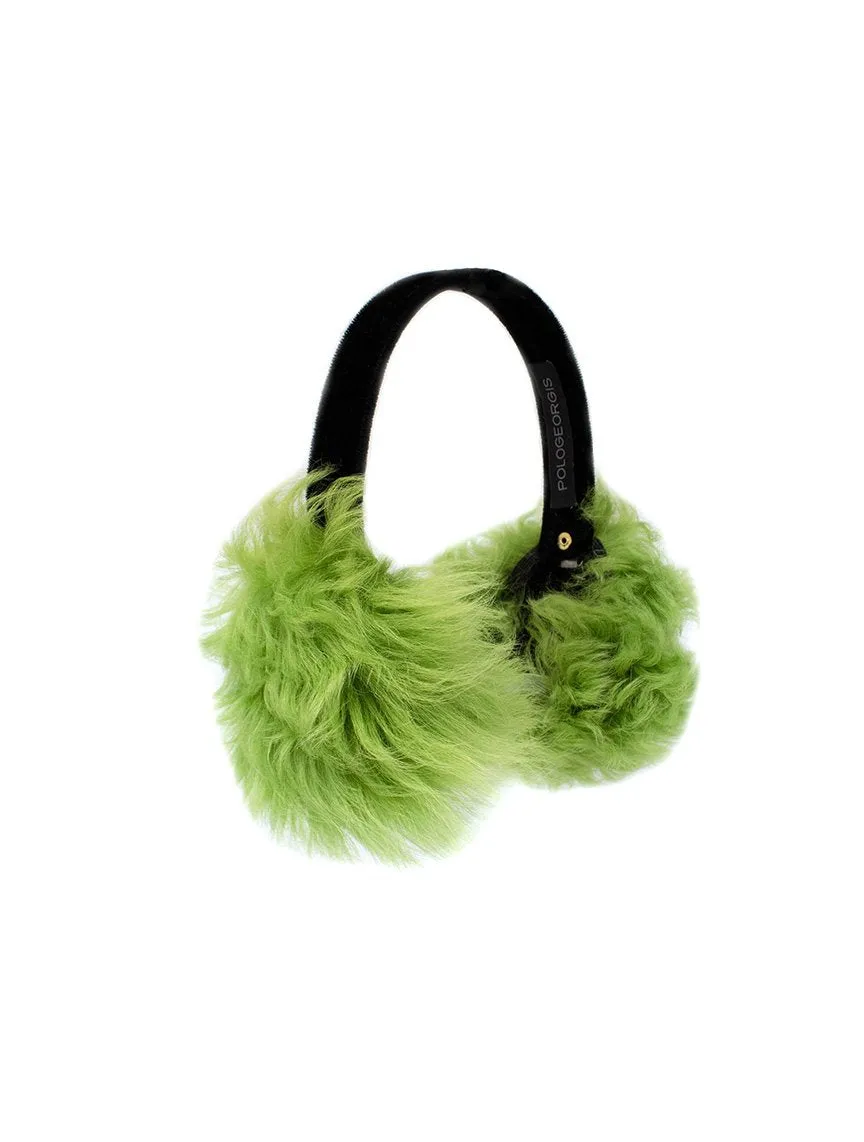 Curly Shearling Earmuffs sold by Pologeorgis product image thumbnail 5